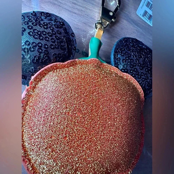 BaubleBar Disney Halloween Bag Charm 2024 Mickey Mouse Pumpkin Puff - Picture 7 of 8